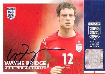 2005 Topps England - Autographs #NNO Wayne Bridge Front