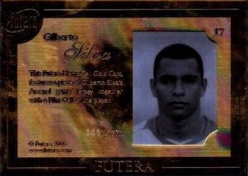 2006 Futera Unique World Football - Futera Memocell #17 Silva, Gilberto Back