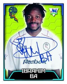 2003-04 Merlin F.A. Premier League 2004 #140 Ibrahim Ba Front