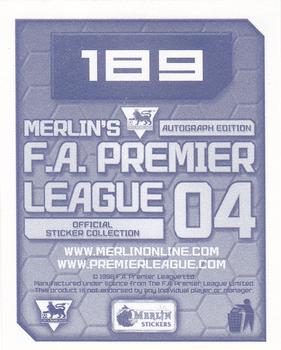 2003-04 Merlin F.A. Premier League 2004 #189 Joe Keenan Back