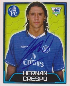 2003-04 Merlin F.A. Premier League 2004 #195 Hernan Crespo Front
