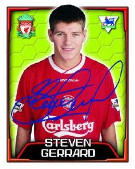 2003-04 Merlin F.A. Premier League 2004 #342 Steven Gerrard Front