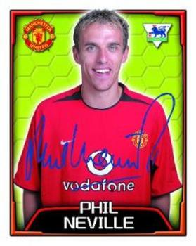 2003-04 Merlin F.A. Premier League 2004 #394 Phil Neville Front