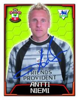 2003-04 Merlin F.A. Premier League 2004 #500 Antti Niemi Front
