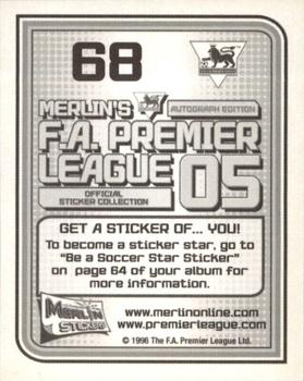 2004-05 Merlin F.A. Premier League 2005 #68 Mario Melchiot Back
