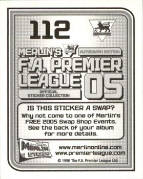 2004-05 Merlin F.A. Premier League 2005 #112 Brad Friedel Back