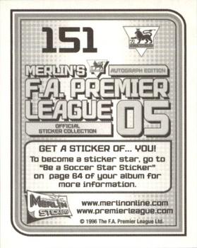2004-05 Merlin F.A. Premier League 2005 #151 Jonathan Fortune Back