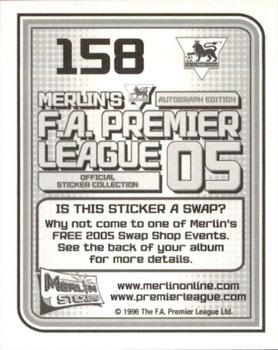 2004-05 Merlin F.A. Premier League 2005 #158 Dennis Rommedahl Back