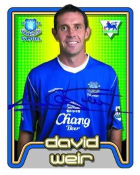 2004-05 Merlin F.A. Premier League 2005 #240 David Weir Front