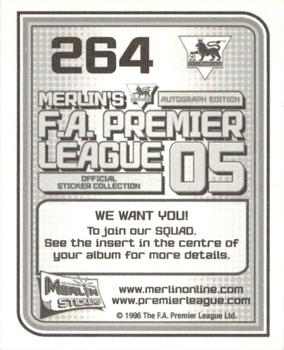 2004-05 Merlin F.A. Premier League 2005 #264 Jerome Bonnissel Back