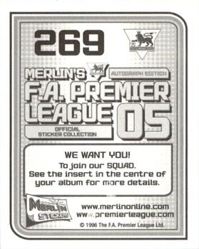 2004-05 Merlin F.A. Premier League 2005 #269 Lee Clark Back
