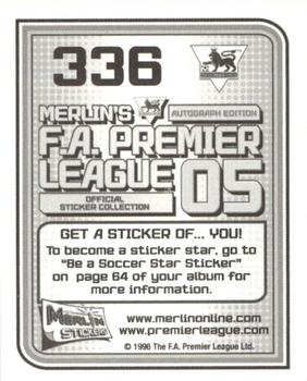2004-05 Merlin F.A. Premier League 2005 #336 Ben Thatcher Back