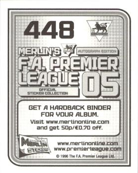 2004-05 Merlin F.A. Premier League 2005 #448 Thomas Helveg Back