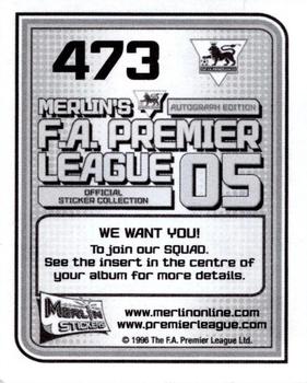 2004-05 Merlin F.A. Premier League 2005 #473 Hayden Foxe Back