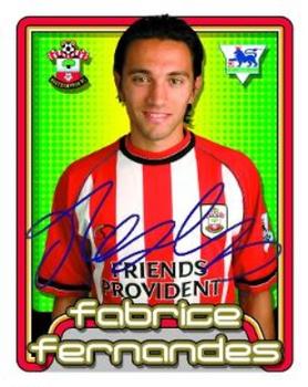 2004-05 Merlin F.A. Premier League 2005 #506 Fabrice Fernandes Front