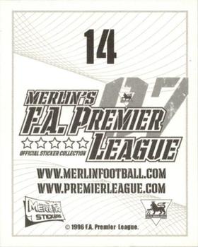 2006-07 Merlin F.A. Premier League 2007 #14 Emmanuel Eboue Back