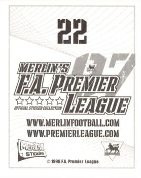 2006-07 Merlin F.A. Premier League 2007 #22 Mathieu Flamini Back