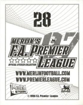 2006-07 Merlin F.A. Premier League 2007 #28 Logo Back