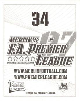 2006-07 Merlin F.A. Premier League 2007 #34 Mark Delaney Back