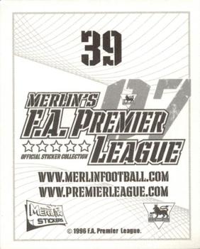 2006-07 Merlin F.A. Premier League 2007 #39 Aaron Hughes Back