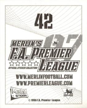 2006-07 Merlin F.A. Premier League 2007 #42 Craig Gardner Back