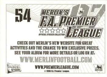 2006-07 Merlin F.A. Premier League 2007 #54 Team Back