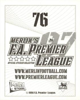 2006-07 Merlin F.A. Premier League 2007 #76 Jason Roberts Back