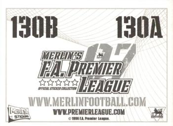 2006-07 Merlin F.A. Premier League 2007 #130 Kit Back
