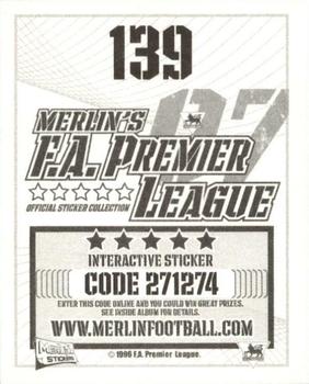 2006-07 Merlin F.A. Premier League 2007 #139 John Terry Back