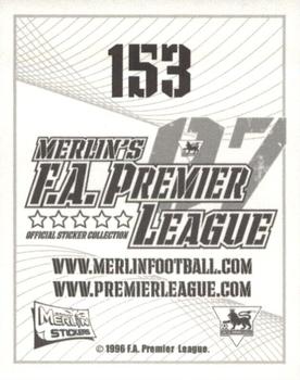 2006-07 Merlin F.A. Premier League 2007 #153 Logo Back