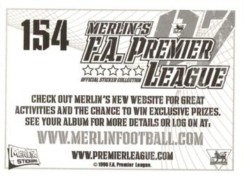 2006-07 Merlin F.A. Premier League 2007 #154 Team Back