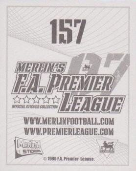 2006-07 Merlin F.A. Premier League 2007 #157 Tim Howard Back