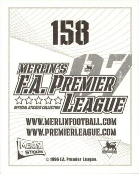 2006-07 Merlin F.A. Premier League 2007 #158 Richard Wright Back