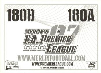 2006-07 Merlin F.A. Premier League 2007 #180 Kit Back