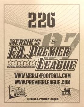2006-07 Merlin F.A. Premier League 2007 #226 Craig Bellamy Back