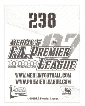 2006-07 Merlin F.A. Premier League 2007 #238 Sun Jihai Back