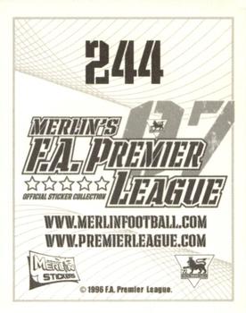 2006-07 Merlin F.A. Premier League 2007 #244 Stephen Ireland Back