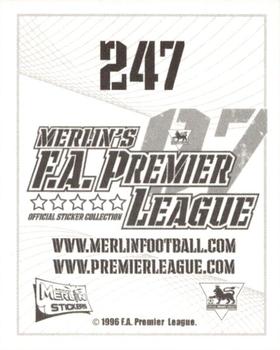 2006-07 Merlin F.A. Premier League 2007 #247 DaMarcus Beasley Back