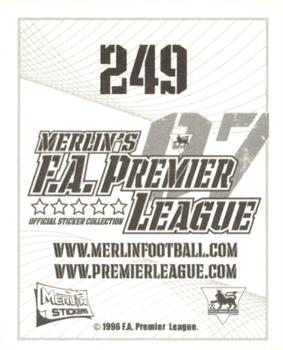 2006-07 Merlin F.A. Premier League 2007 #249 Darius Vassell Back