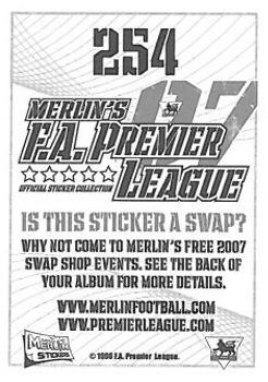 2006-07 Merlin F.A. Premier League 2007 #254 Olof Mellberg Back