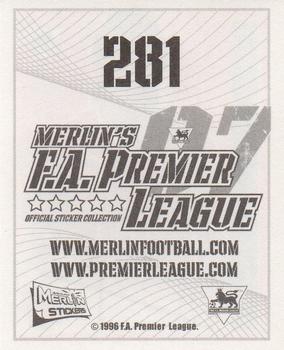 2006-07 Merlin F.A. Premier League 2007 #281 Gabriel Heinze Back