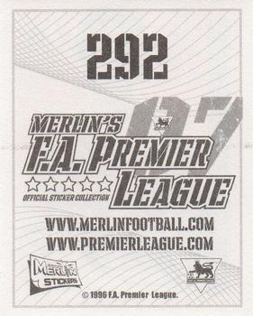 2006-07 Merlin F.A. Premier League 2007 #292 Kieran Richardson Back