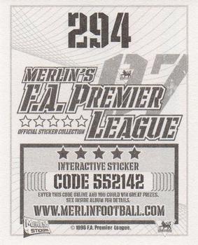 2006-07 Merlin F.A. Premier League 2007 #294 Wayne Rooney Back