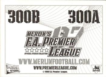 2006-07 Merlin F.A. Premier League 2007 #300 Kit Back