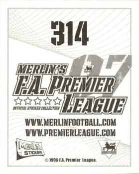 2006-07 Merlin F.A. Premier League 2007 #314 George Boateng Back
