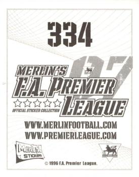 2006-07 Merlin F.A. Premier League 2007 #334 Nobby Solano Back