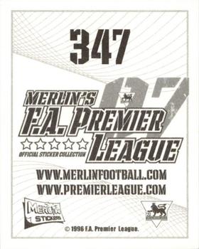 2006-07 Merlin F.A. Premier League 2007 #347 Shola Ameobi Back