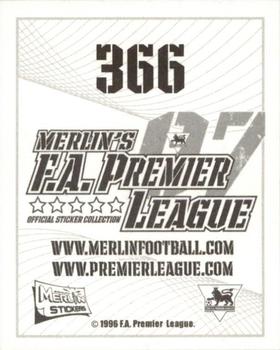 2006-07 Merlin F.A. Premier League 2007 #366 Gary O'Neil Back