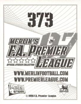 2006-07 Merlin F.A. Premier League 2007 #373 Logo Back