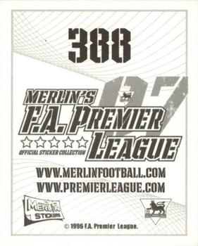 2006-07 Merlin F.A. Premier League 2007 #388 Steve Sidwell Back